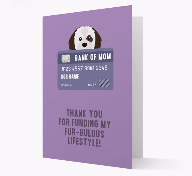 'Bank of Mom' - Personalised {breedFullName} Card